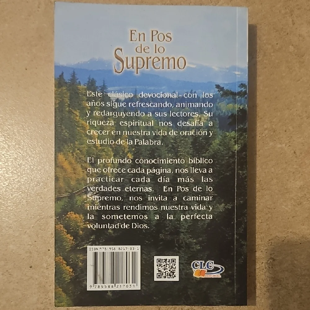 En Pos de lo Supremo Book
